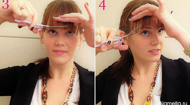 Как подстричь челку (косую и прямую) Как подстричь челку (косую и прямую)