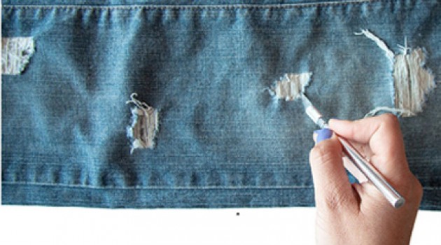 Рваные джинсы своими руками, мастер-класс Рваные джинсы своими руками, мастер-класс