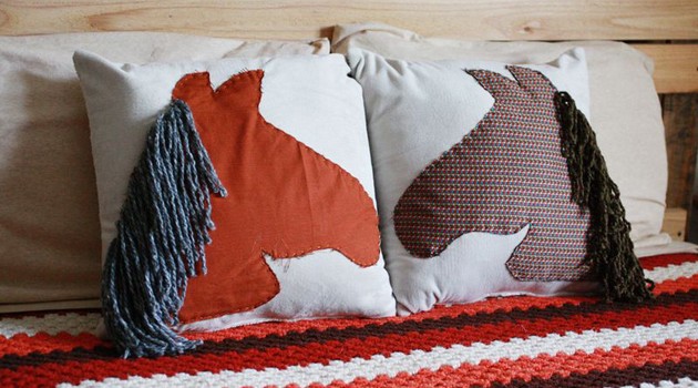 Подушки с лошадьми своими руками Подушки с лошадьми своими руками