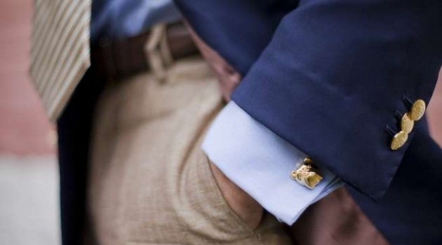 Как носить мужские запонки